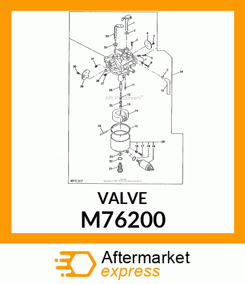 VALVE, NEEDLE M76200