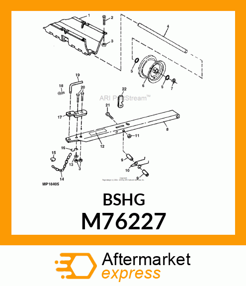 SPACER HANDLE MOUNT M76227