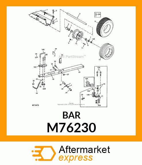 LOCK BAR M76230