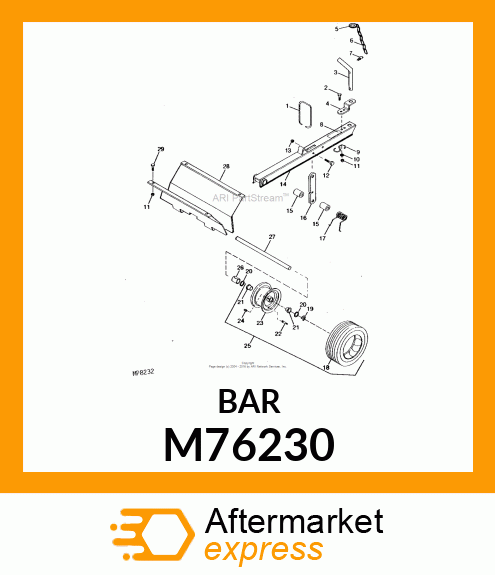 LOCK BAR M76230