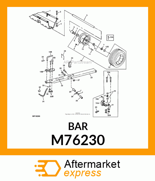 LOCK BAR M76230