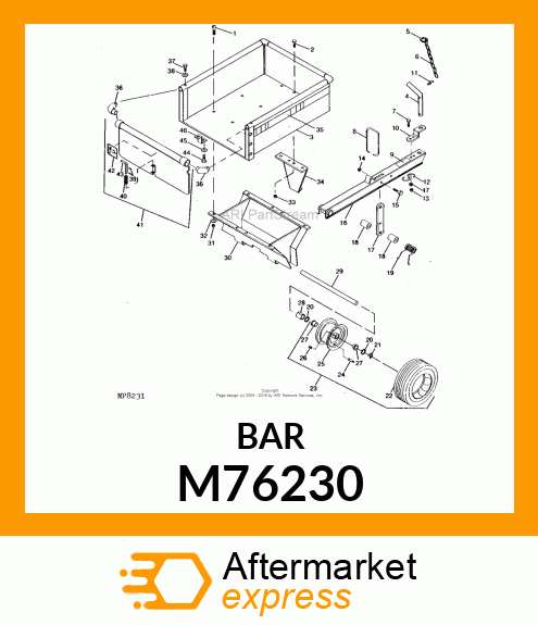 LOCK BAR M76230