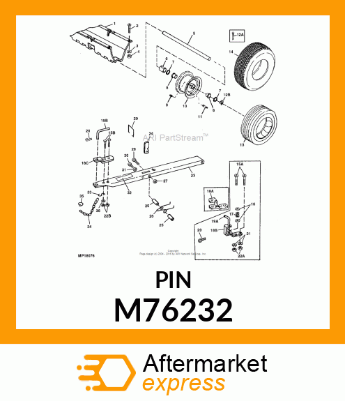 Pin Fastener M76232
