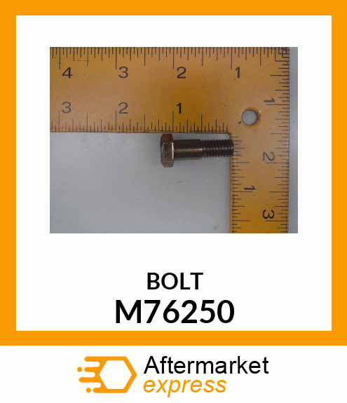 BOLT, SHOULDER M8 X 1.25 ZN M76250