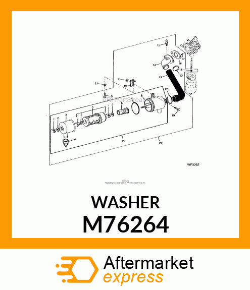 WASHER, WASHER M76264