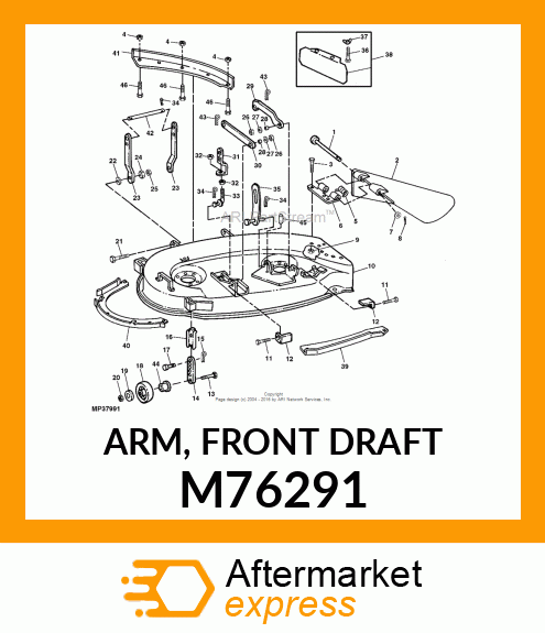 ARM, FRONT DRAFT M76291