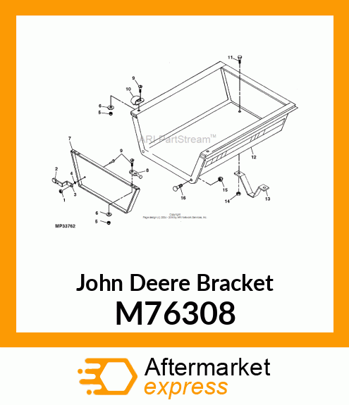 BRACKET, LOCK M76308