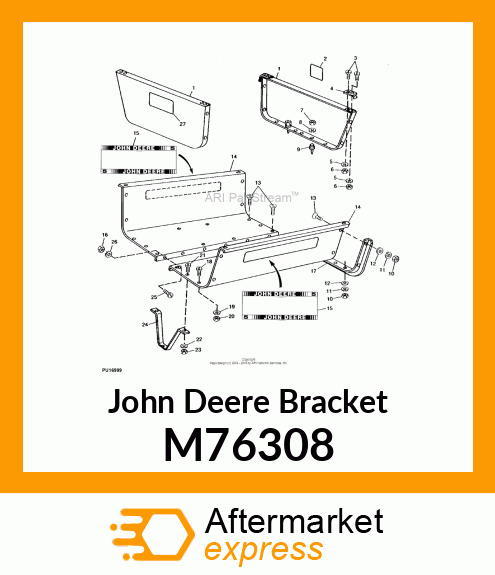 BRACKET, LOCK M76308