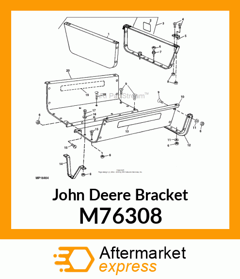 BRACKET, LOCK M76308