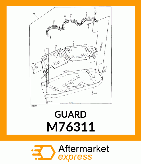 Plate - PLATE, LEAF CRACKER MOUNTING, LH M76311