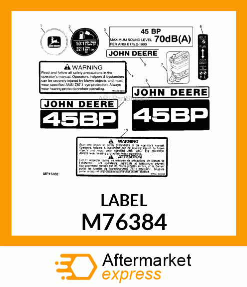 Label - LABEL, JOHN M76384