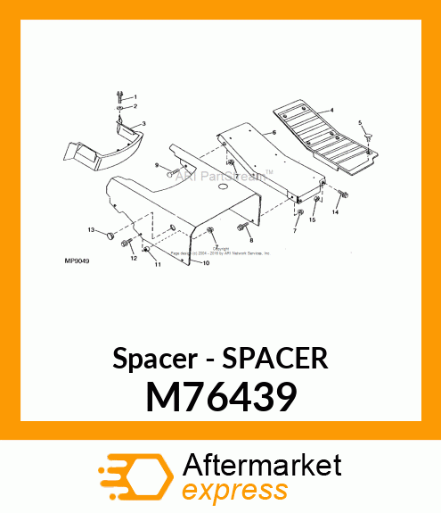 Spacer M76439