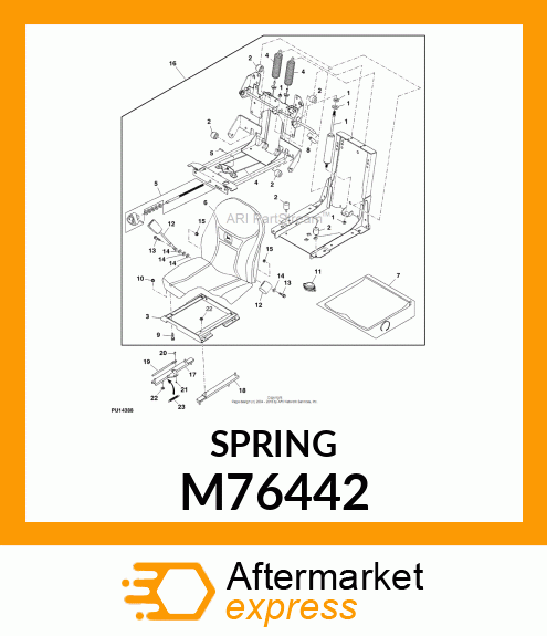 EXTENSION SPRING M76442