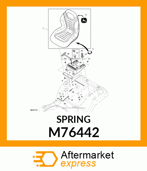 EXTENSION SPRING M76442