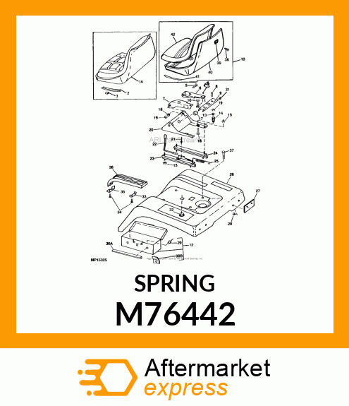 EXTENSION SPRING M76442