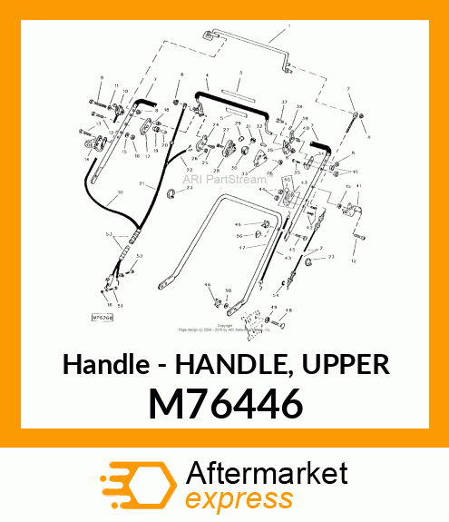 Handle - HANDLE, UPPER M76446