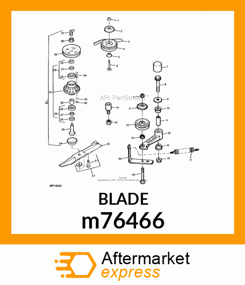 BLADE, HIGH LIFT (48") m76466