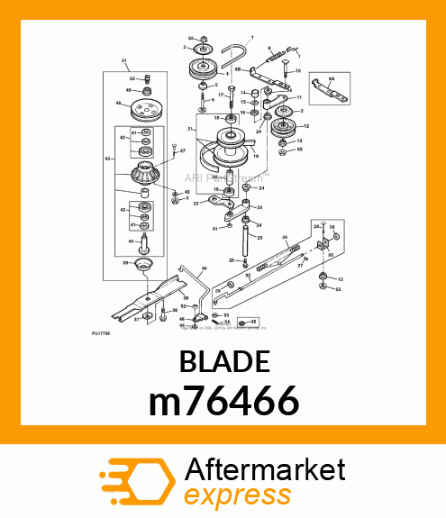 BLADE, HIGH LIFT (48") m76466