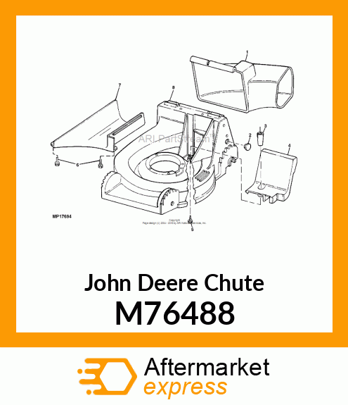 CHUTE, SIDE DISCHARGE M76488