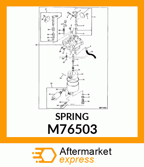 SPRING M76503