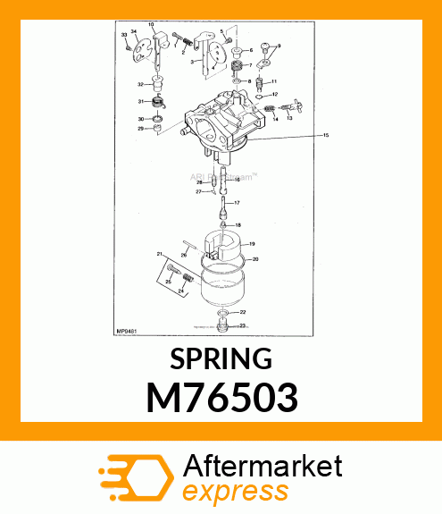 SPRING M76503