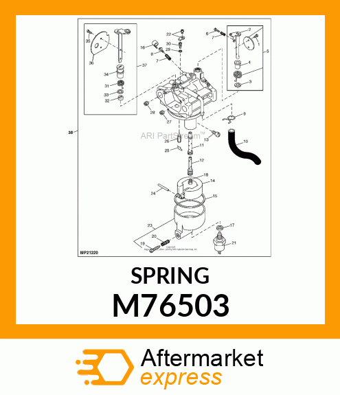 SPRING M76503