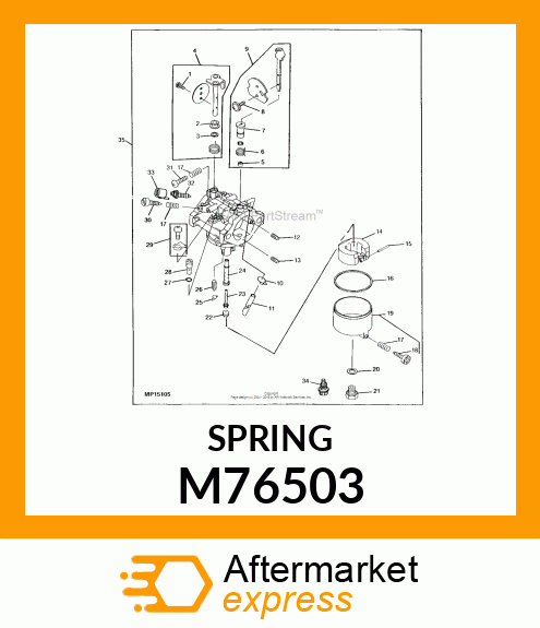 SPRING M76503