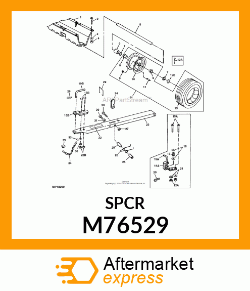 SPACER, WHEEL M76529