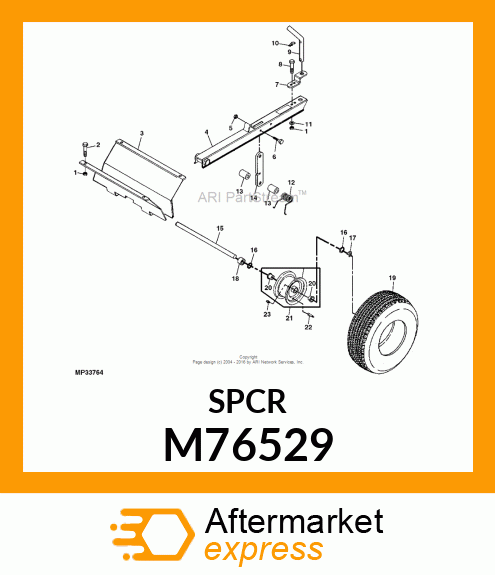 SPACER, WHEEL M76529