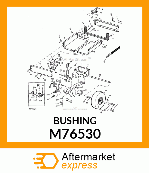 BUSHING, AXLE M76530