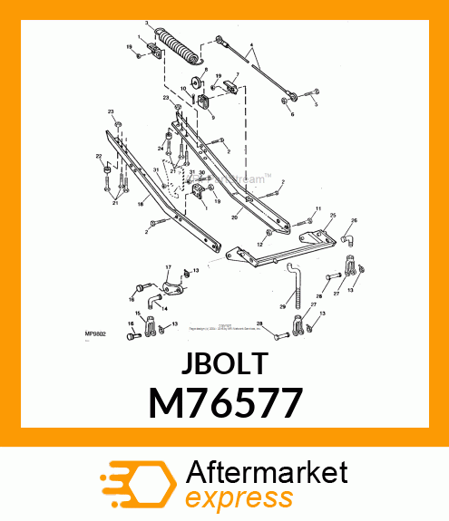 Hook Bolt M76577