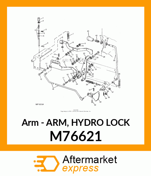 Arm Hydro Lock M76621