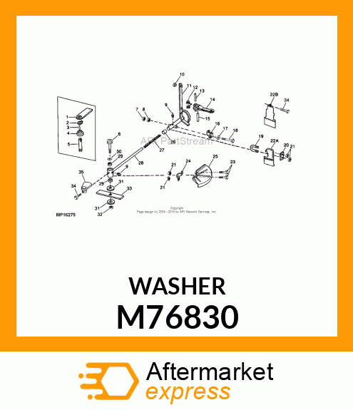 Washer M76830