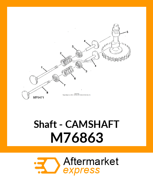 Camshaft M76863