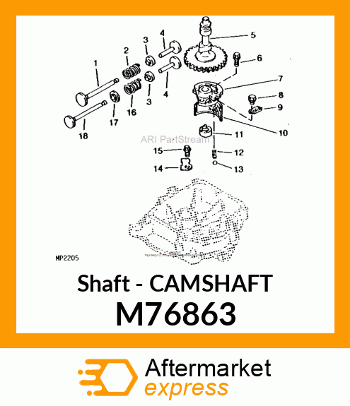 Camshaft M76863