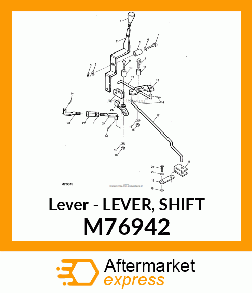 Lever - LEVER, SHIFT M76942