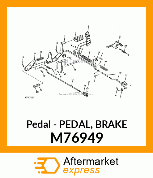 Pedal M76949
