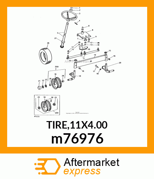 TIRE,11X4.00 m76976