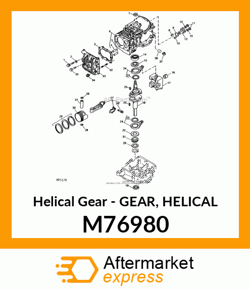 Gear Helical M76980