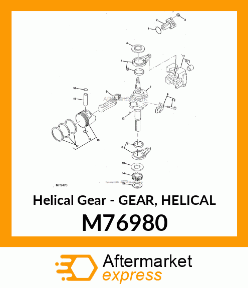 Gear Helical M76980