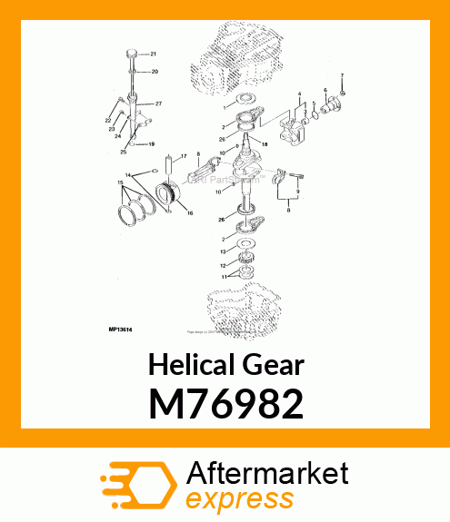 Helical Gear M76982