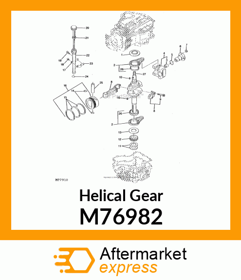 Helical Gear M76982