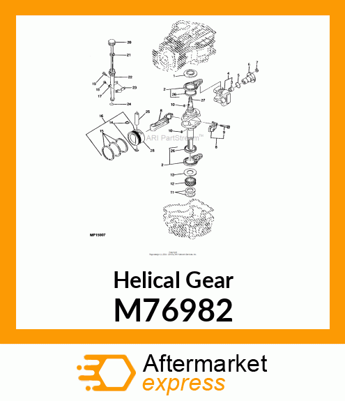 Helical Gear M76982