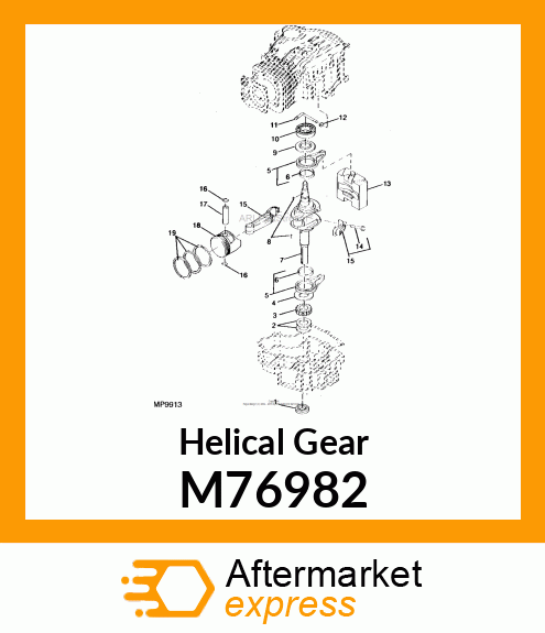 Helical Gear M76982