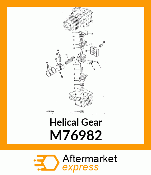 Helical Gear M76982