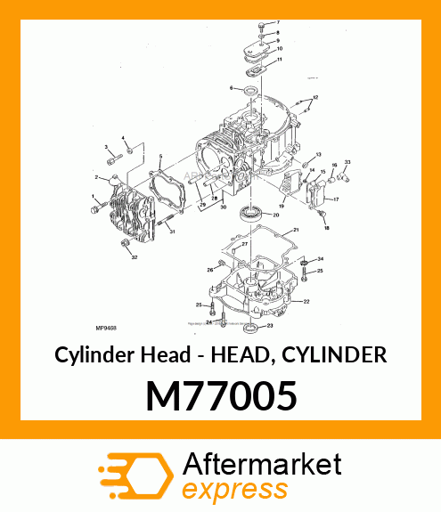 Cylinder Head M77005