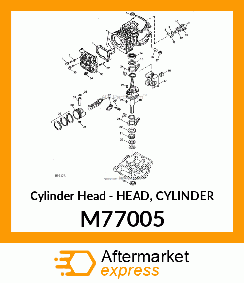 Cylinder Head M77005