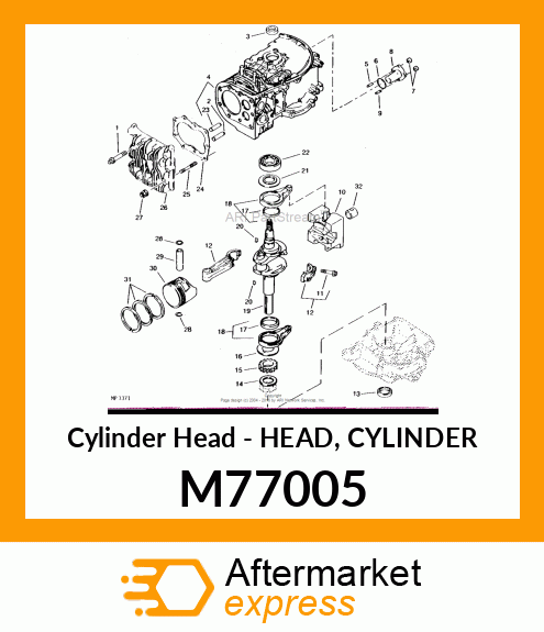 Cylinder Head M77005