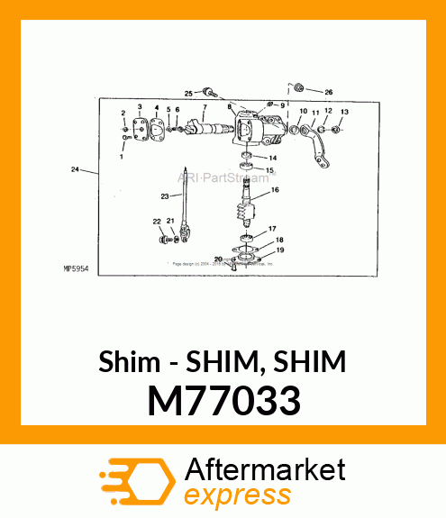 Shim M77033