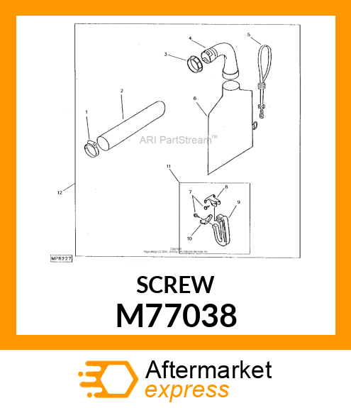 Screw - SCREW, 5 X 14 M77038